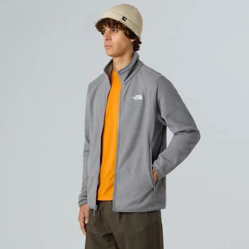 Pánská fleecová mikina The North Face Glacier Fleece mid grey heather