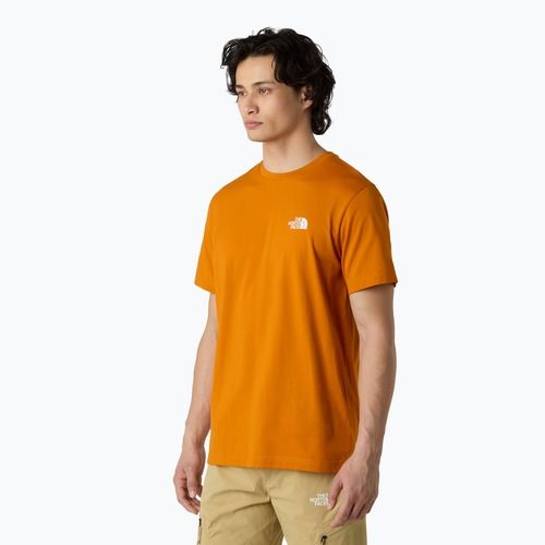Pánské tričko The North Face Simple Dome agate orange