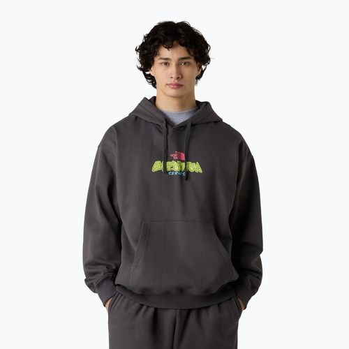 Pánská mikina The North Face Expedition Celebration Oversized Hoodie anthracite grey