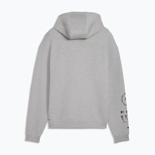 Pánská tréninková mikina PUMA x HYROX Cloudspun Hoodie šedá