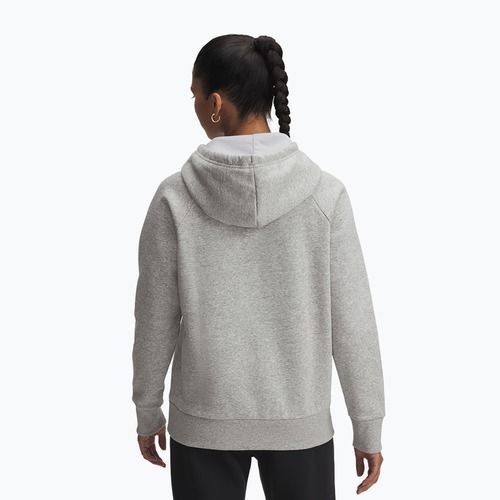 Dámská mikina Under Armour Rival Feelce Shimmer Hoody mod gray light heather/iridescent