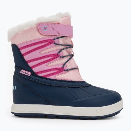 Dětské sněhule Merrell Snow Bank 5.0 WP navy/pink