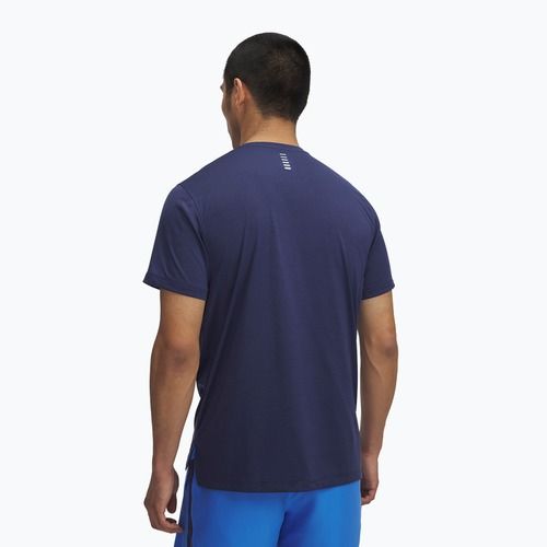 Pánské běžecké tričko Under Armour UA Launch washed navy/reflective