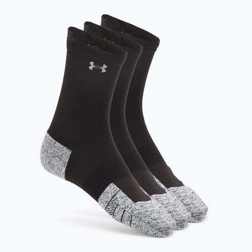 Ponožky Under Armour Velociti Run Cushion 3 páry black/black/reflective