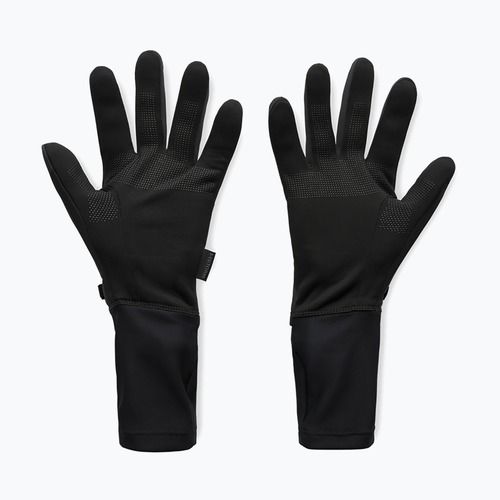 Pánské běžecké rukavice Under Armour Storm Fleece Run black/black/reflective