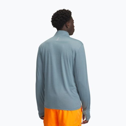 Pánská běžecká mikina Under Armour Launch 1/4 Zip jasper blue/reflective