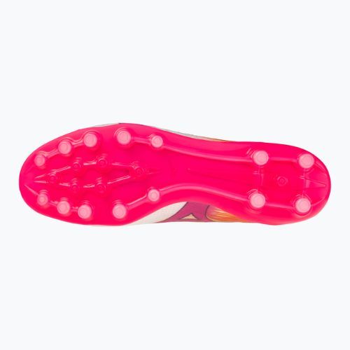 Kopačky Mizuno Alfa III Elite AG white/fuchsia purple