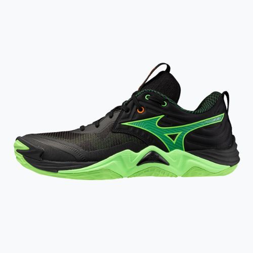 Volejbalové boty Mizuno Wave Momentum Elite black/glowing apple/mandarin orange