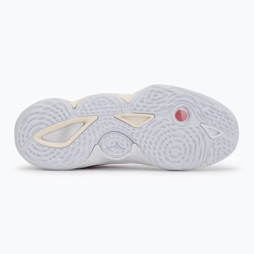 Dámské volejbalové boty Mizuno Wave Momentum Elite white/rose elegance/lava falls