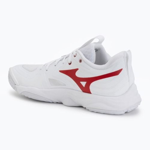 Dámské volejbalové boty Mizuno Wave Momentum Elite white/rose elegance/lava falls