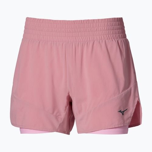 Dámské běžecké šortky Mizuno Active 2in1 4.5 rose elegance