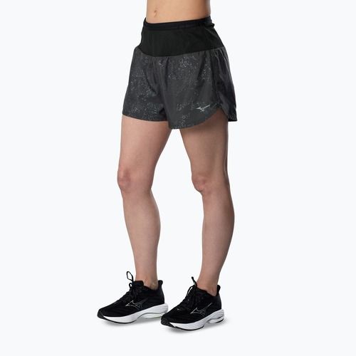 Dámské běžecké šortky Mizuno Active Graphic Multi Pocket black