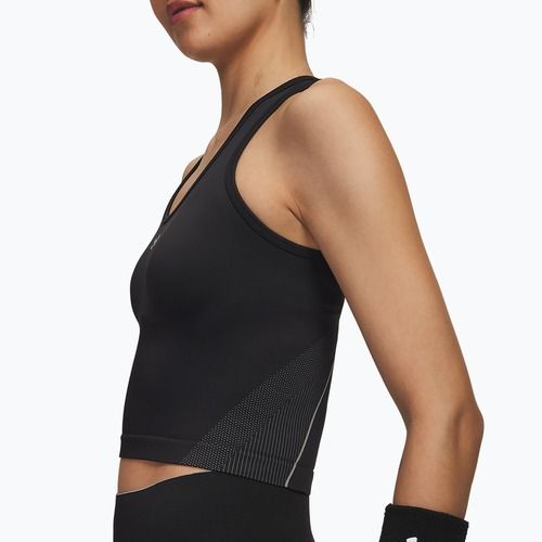 Dámské tréninkové tílko Under Armour Vanish Seamless Tank black/steel/steel