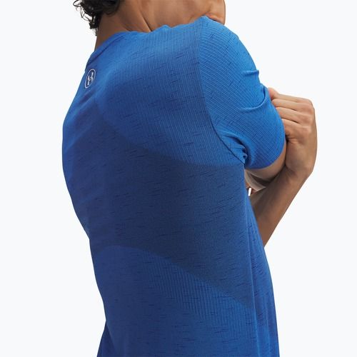 Pánské triko na trénink Under Armour Vanish Seamless blue atlantis/white