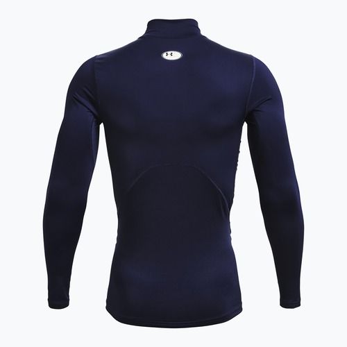 Pánské tréninkové tričko Longsleeve Under Armour Comp Mock UA Armour midnight navy/white