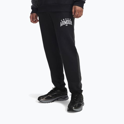 Pánské tepláky Under Armour Rival Fleece Colorblock black/castlerock/white