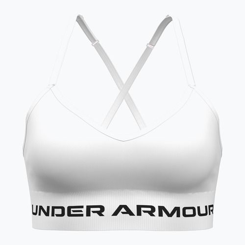 Sportovní podprsenka Under Armour Vanish Seamless Low white/black