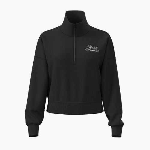 Dámská mikina Under Armour Rival Fleece Script HZ black/white