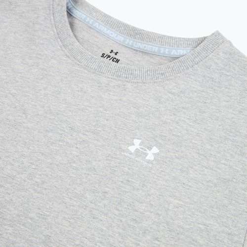 Dámská mikina Under Armour Sport Terry Crew mod gray light heather/white