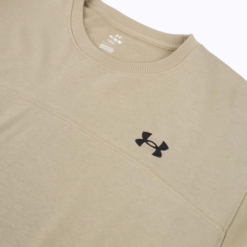 Pánská mikina Under Armour Rival LW Crew city khaki/black