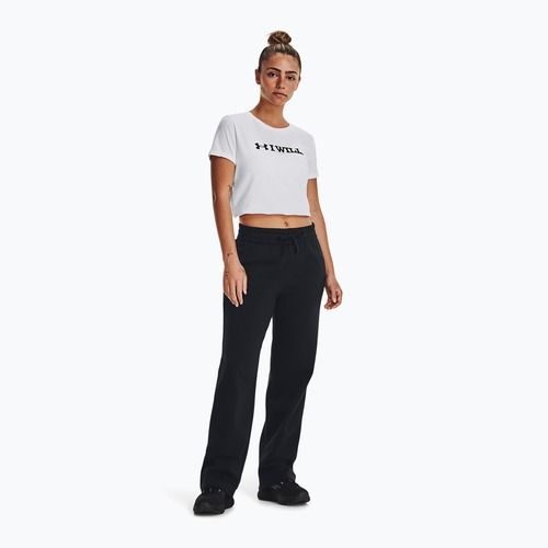Dámské kalhoty Under Armour Rival Fleece Straight Mod Rack black/white