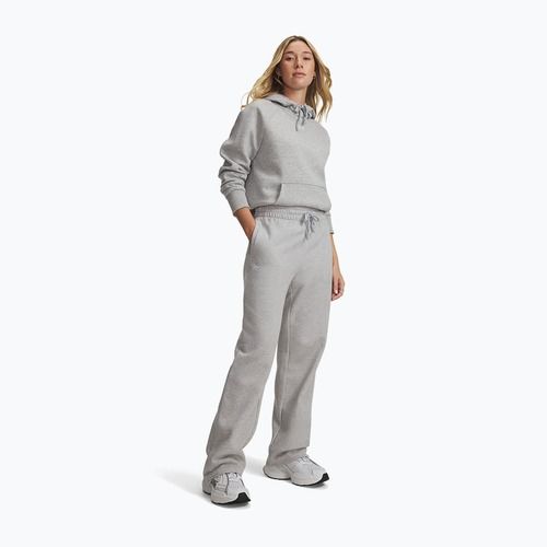 Dámské kalhoty Under Armour Rival Fleece Straight Mod gray light heather/white