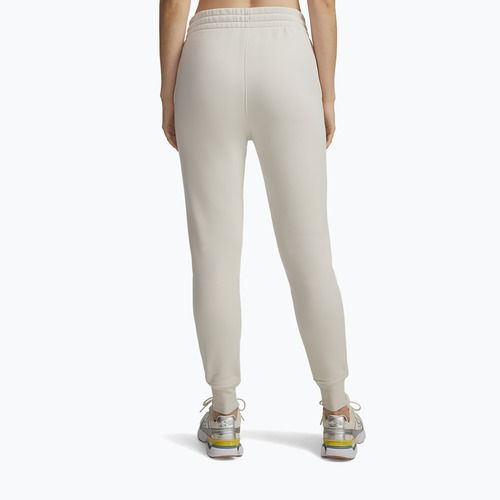 Dámské kalhoty Under Armour Icon Fleece Jogger summit white/white