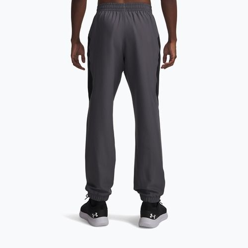 Pánské kalhoty Under Armour Tech Sport castlerock/black/lumos lime