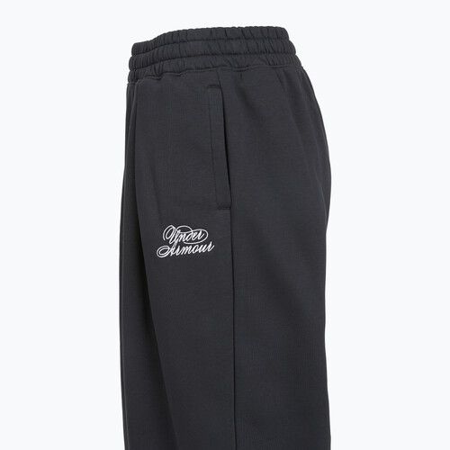 Dámské kalhoty Under Armour Rival Fleece Script black/white