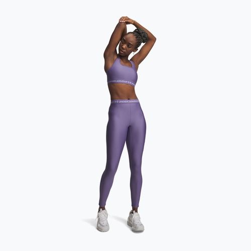 Dámské tréninkové legíny Under Armour HeatGear purple luxe/purple crest