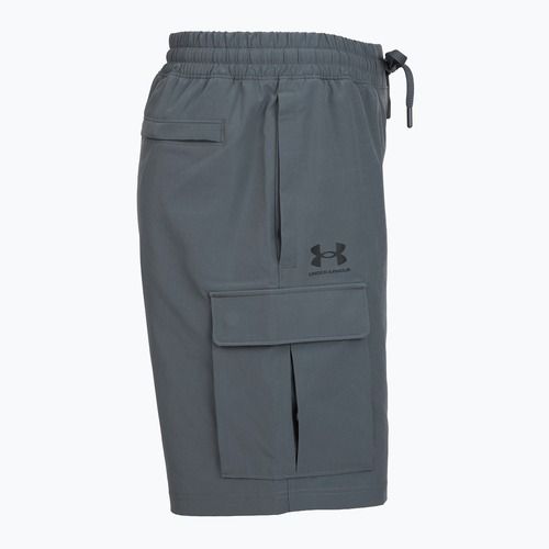 Pánské tréninkové šortky Under Armour Vibe Woven Cargo castlerock/black