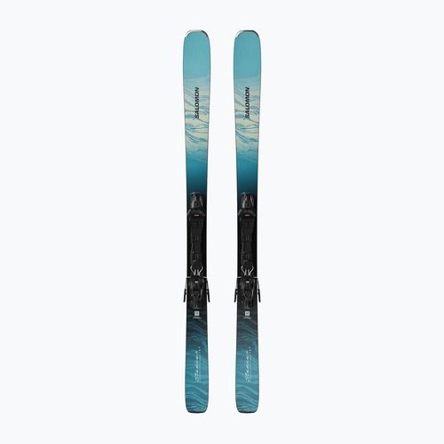 Dámské sjezdové lyže Salomon Stance W 80 + vázání M10 GW alaskan blue/porcelain/lime cream
