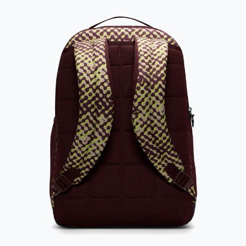 Tréninkový batoh Nike Brasilia 9.5 24 l burgundy crush/black/volt