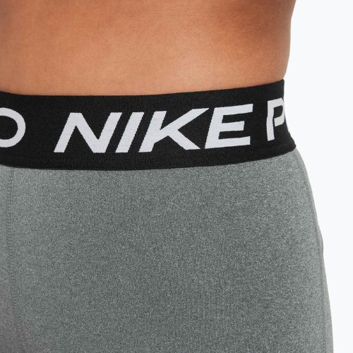 Dětské legíny Nike Pro Dri-FIT carbon heather/white