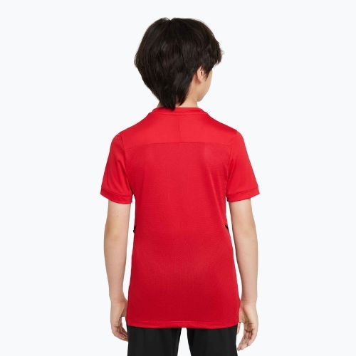 Dětské fotbalové tričko Nike Academy Dri-Fit Jr university red/university red/black