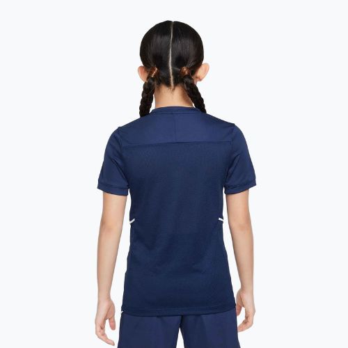 Dětské fotbalové tričko Nike Academy Dri-Fit Jr midnight navy/midnight navy/white/white
