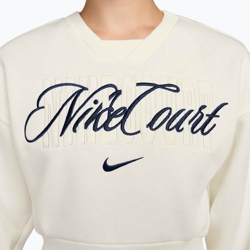 Dámská mikina Nike Court Collection French Terry Crew Neck sail/midnight navy