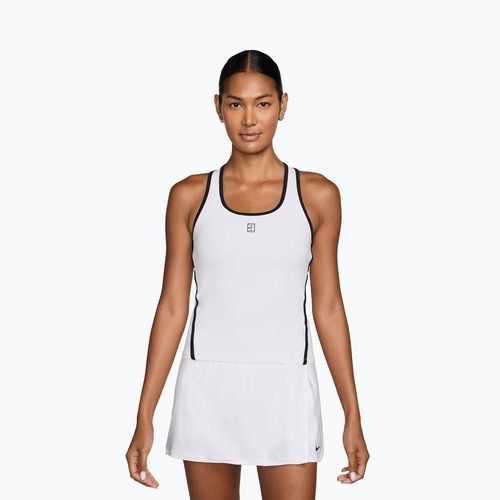 Dámské tenisové tílko Nike Advantage Dri-Fit Tank white/black
