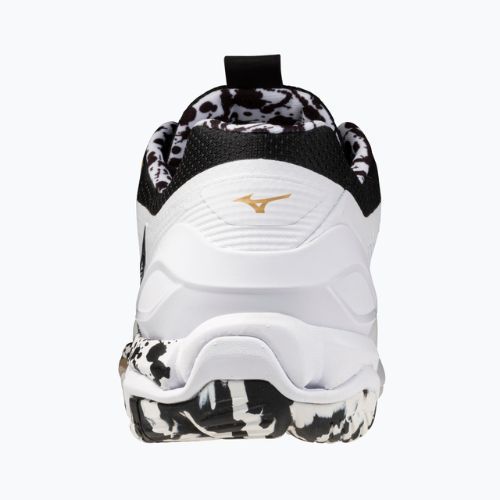 Boty na házenou Mizuno Wave Stealth 6 white/black/gold