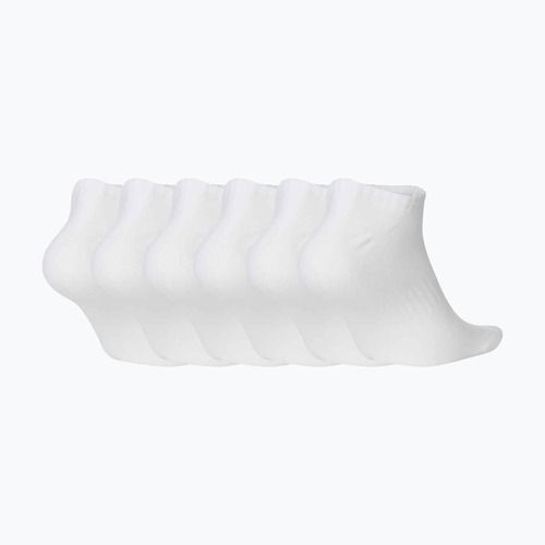 Ponožky Nike Everyday Lightweight No Show 6 párů white/black
