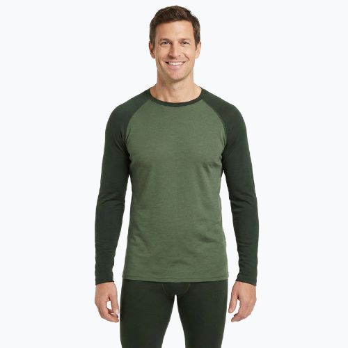 Pánská sada termoprádla WOOLCANO termoaktywna Merino SET0978 khaki