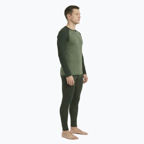 Pánská sada termoprádla WOOLCANO termoaktywna Merino SET0978 khaki
