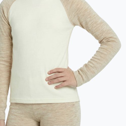Dětská sada termoprádla WOOLCANO Merino SET0982 beige