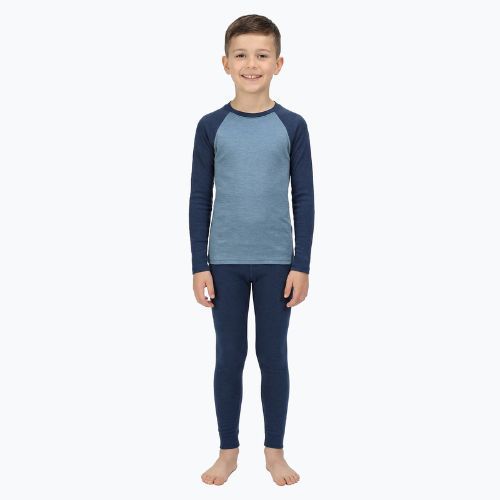 Dětská sada termoprádla WOOLCANO Merino SET0982 blue