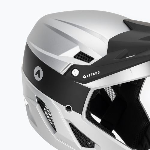 Cyklistická helma ATTABO State 1.0 full face silver