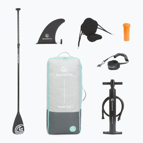 Sada paddleboard SUP nafukovací AQUASTIC Touring 11'6" modrý