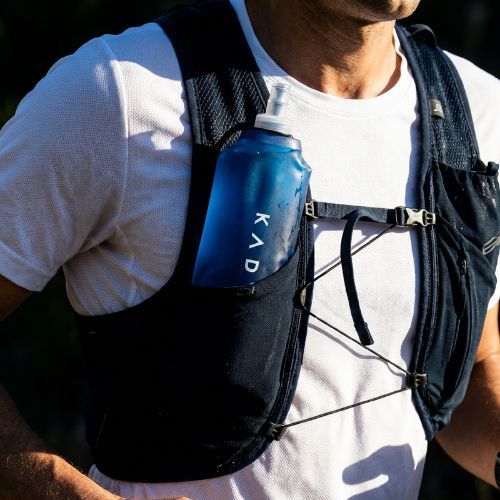 Bidon měkký KADVA softflask Flowbie 500 ml modrý