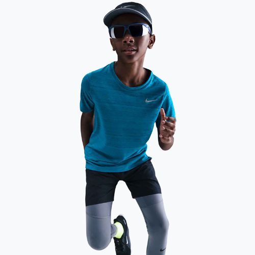 Dětské tréninkové tričko Nike Dri-Fit Miler green abyss/green abyss