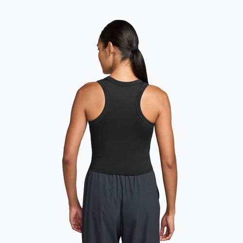 Dámské tílko Nike One Fitted Dri-Fit Cropped Tank thunder black/white