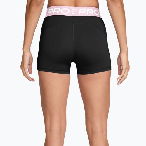Dámské šortky Nike Pro Mid-Rise Biker 3" black/pink foam/white